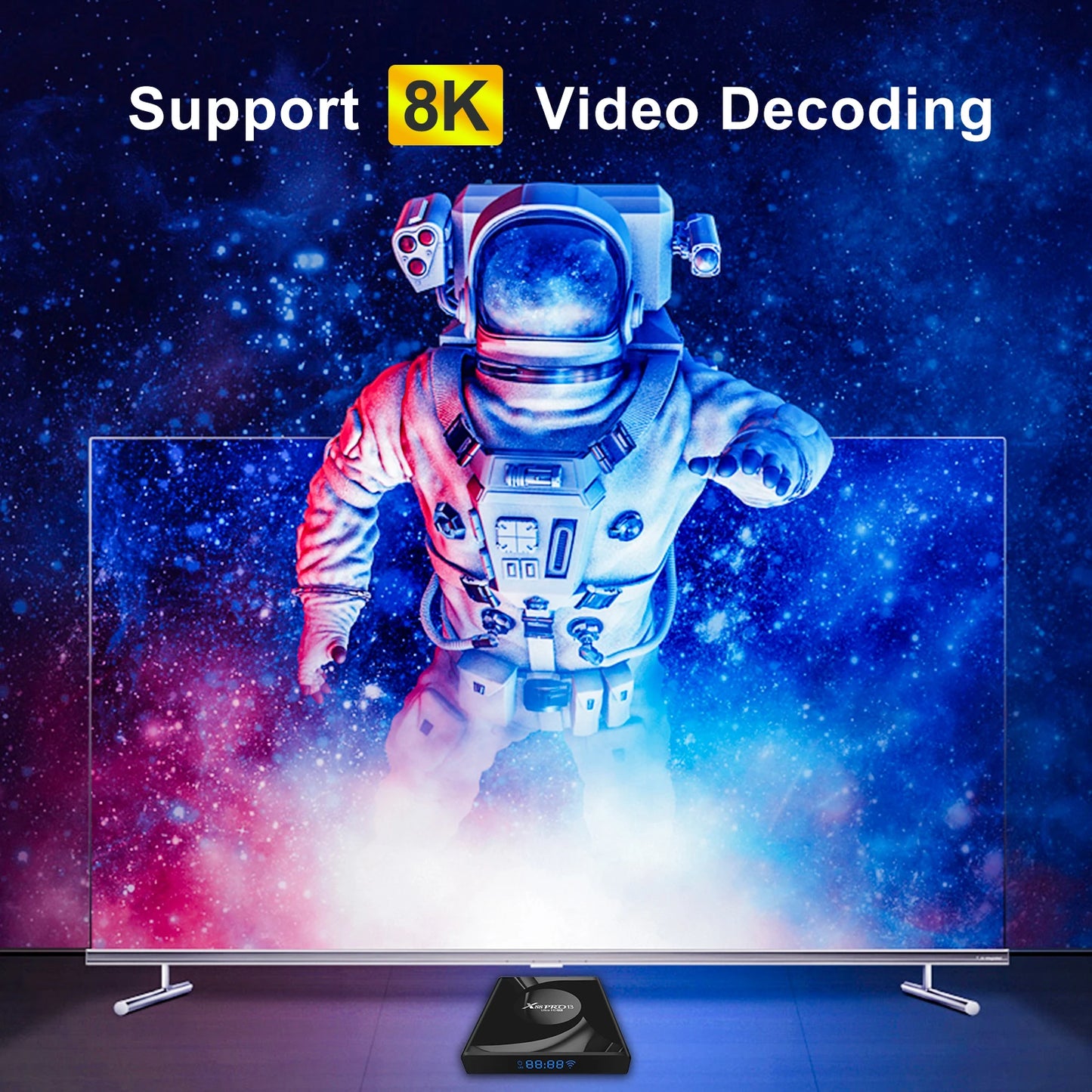 X88 Pro 13 Ultra HD 8K Smart TV Box