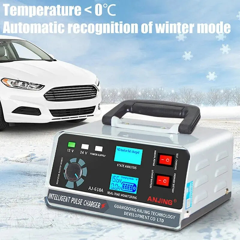 Trickle & Pulse Battery Charger for Car, SUV, Truck & Boat