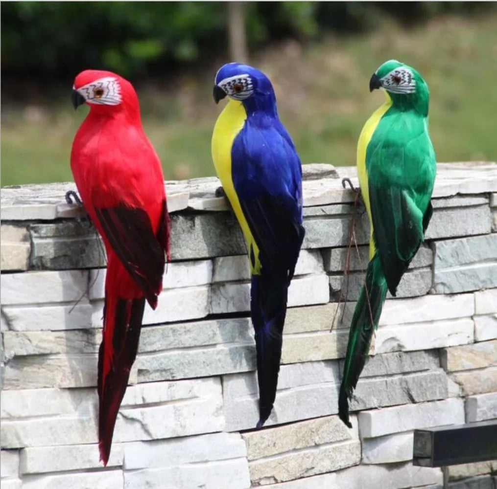 Creative 25/35cm Simulation Parrot Lawn Decoration