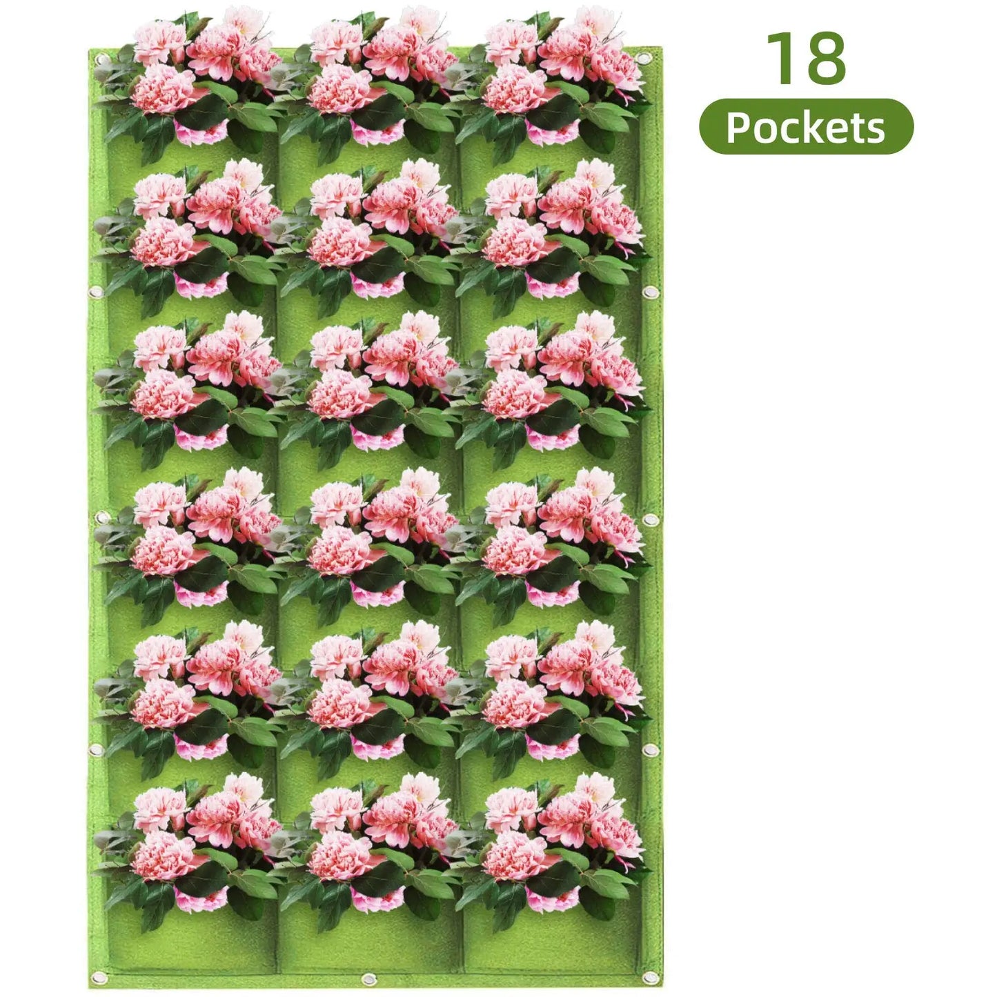 49-Pocket Hanging Planter Bag