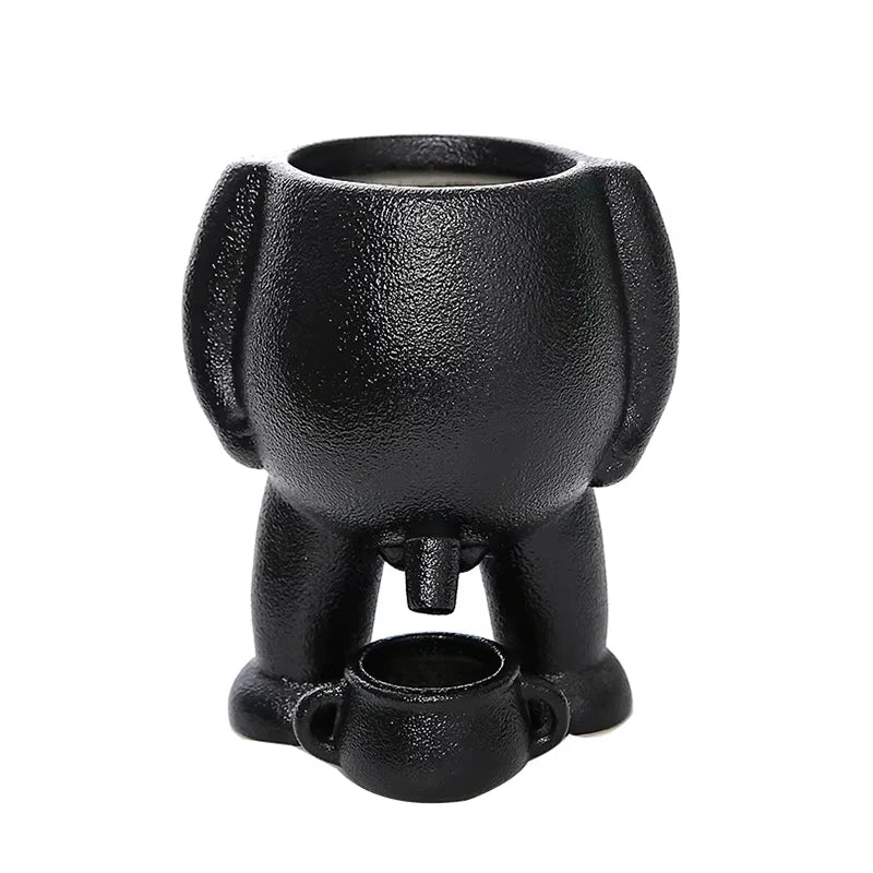 Desktop & Patio Flower Pot with Drainage