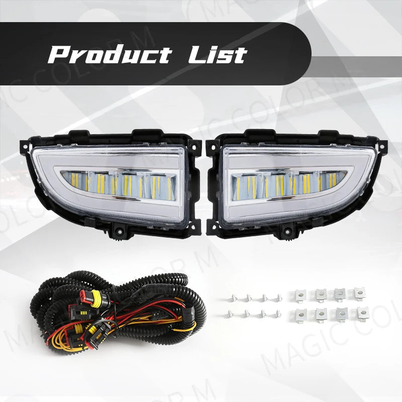 LED DRL Headlight & Fog Lamp