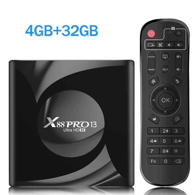 X88 Pro 13 Ultra HD 8K Smart TV Box