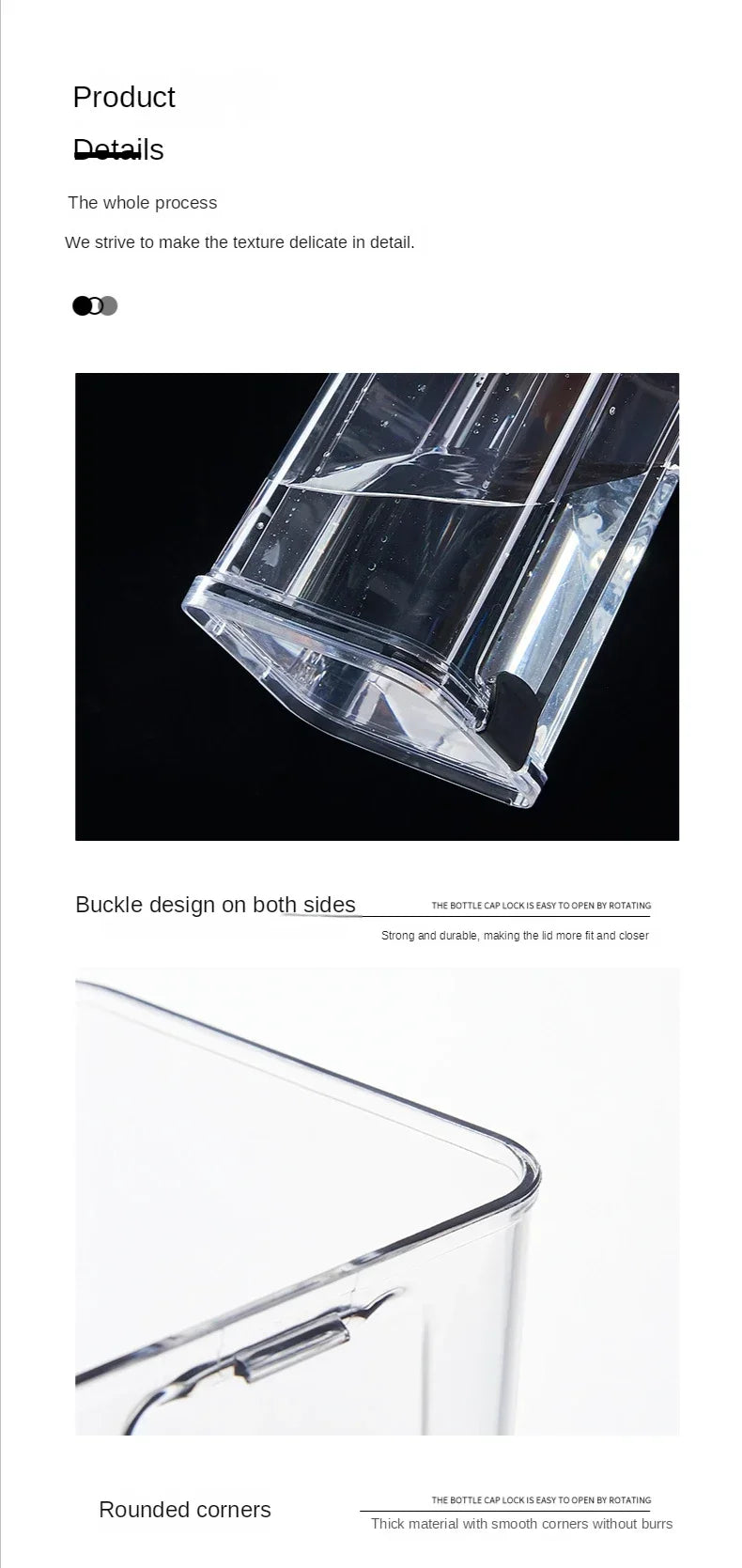 Large Capacity Sealed Kitchen Storage Container