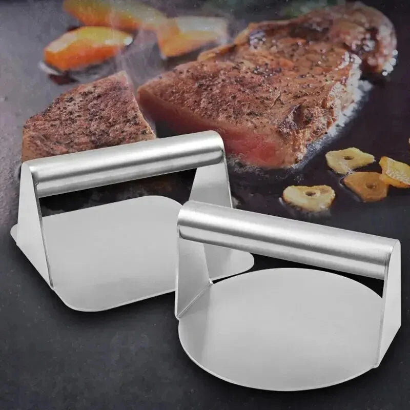 Stainless Steel Hamburger Meat Press – 1PC