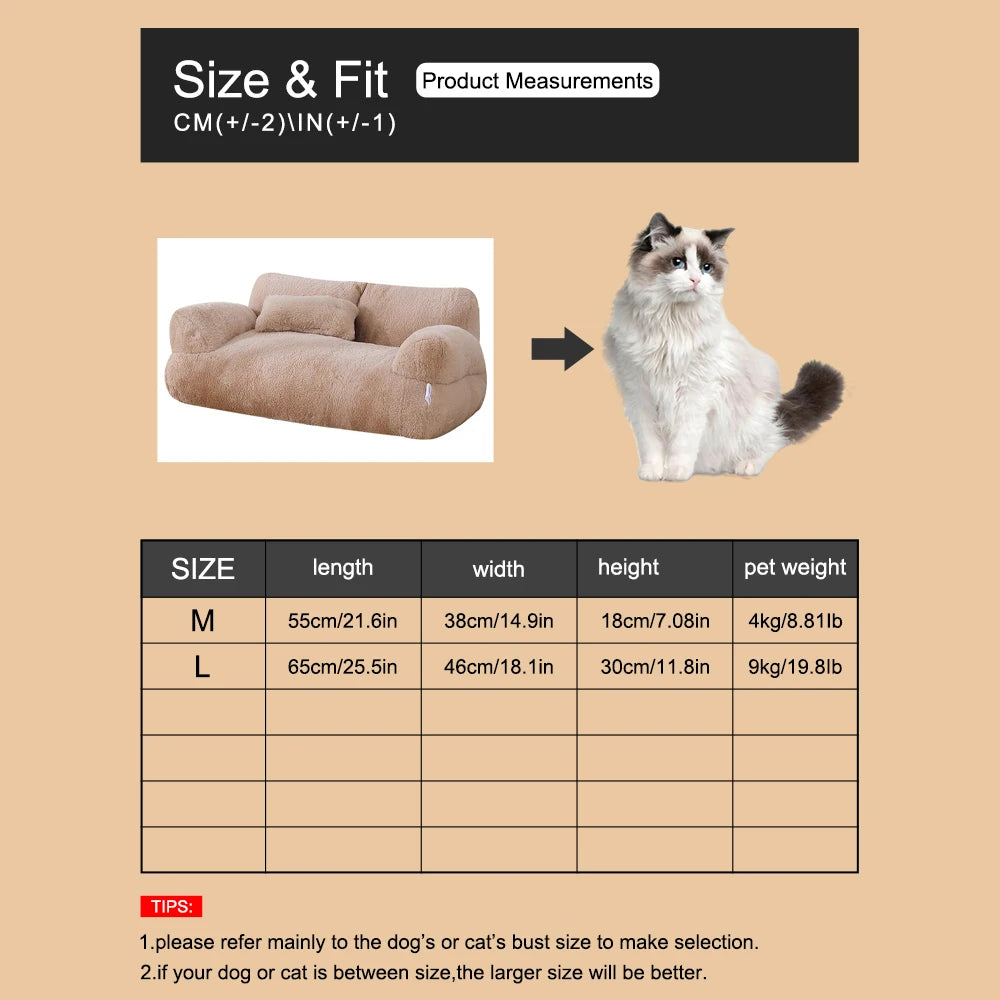 All-Season Soft Comfortable Couch for Pets