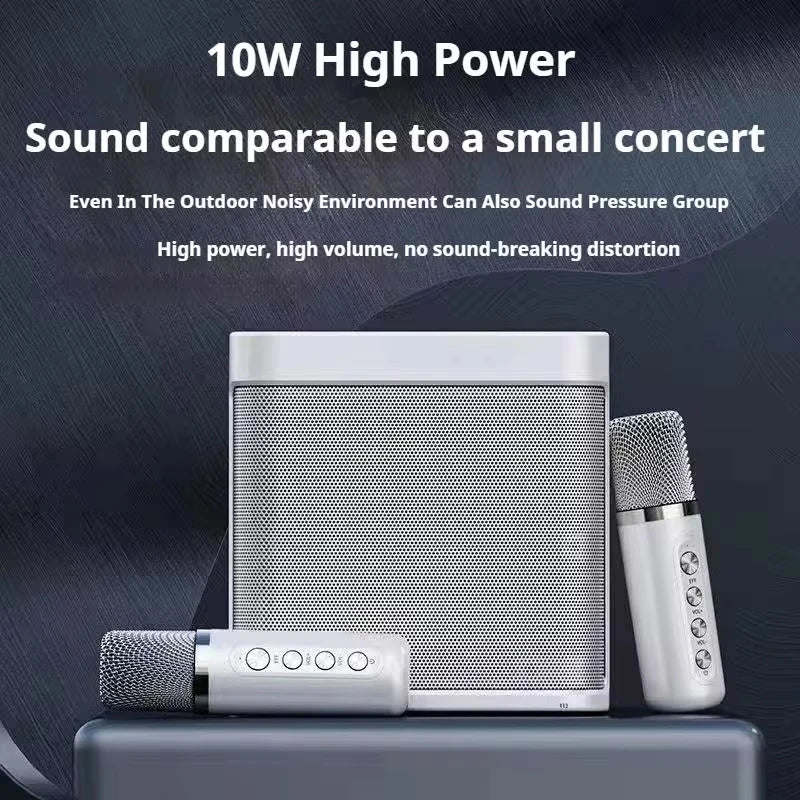 Portable Dual Microphone Karaoke Machine