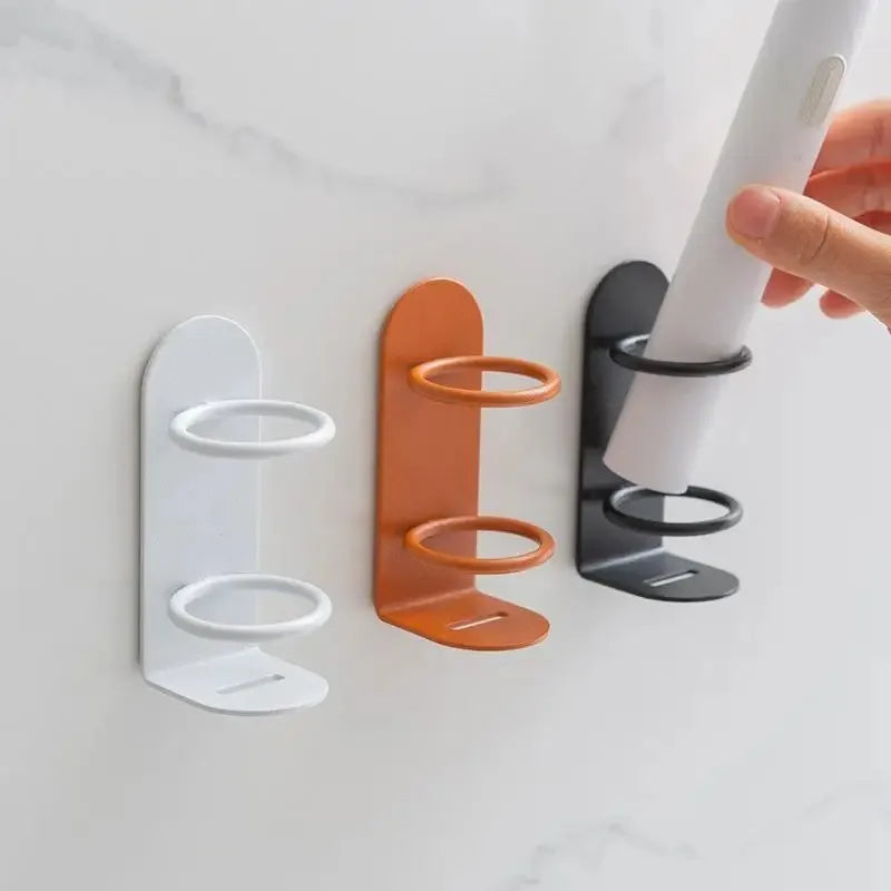 Wall-Mounted Punch-Free Toothbrush & Razor Holder