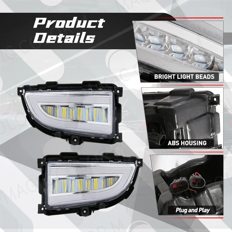 LED DRL Headlight & Fog Lamp