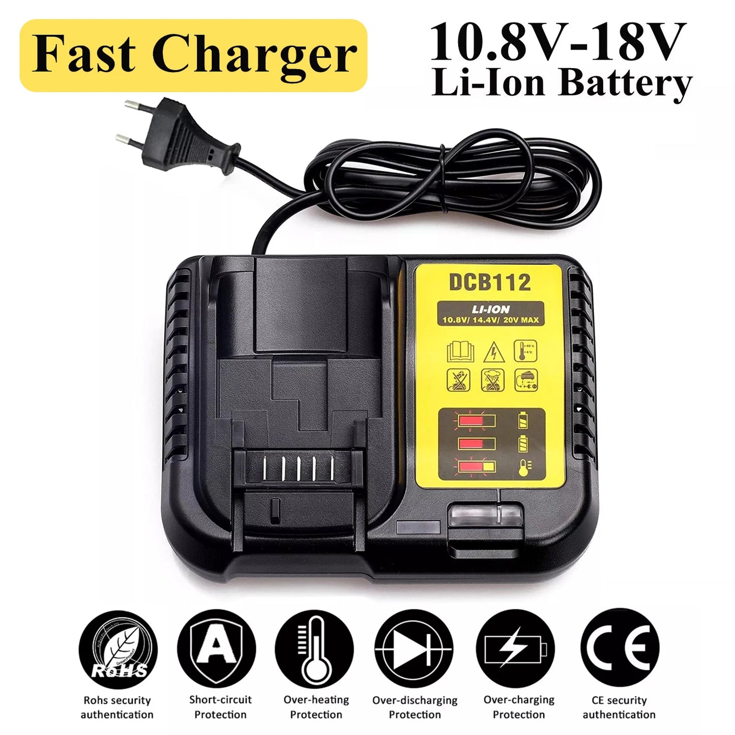 DCB112 Li-Ion Battery Charger