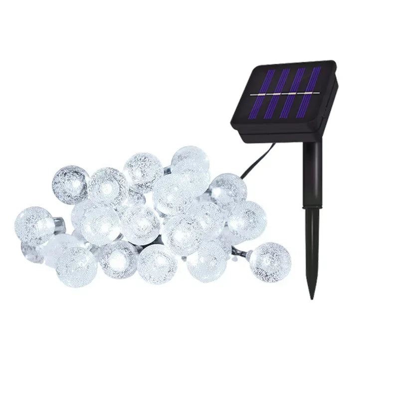 Solar Crystal Globe Fairy Lights