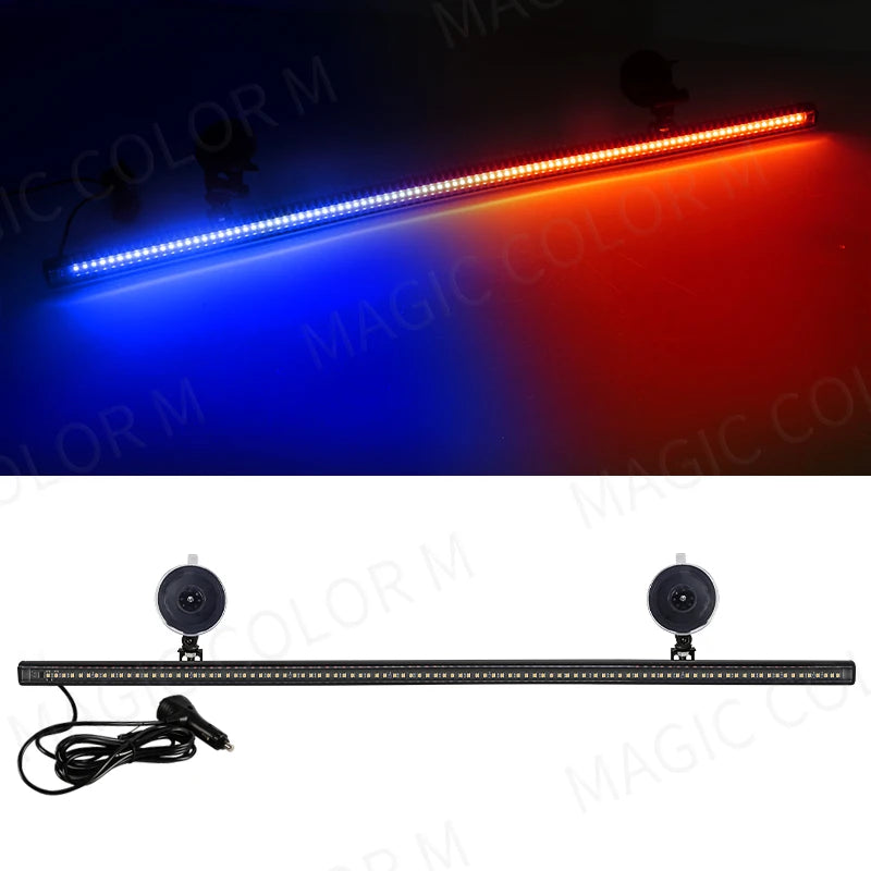 96 LED Strobe Warning Light Bar