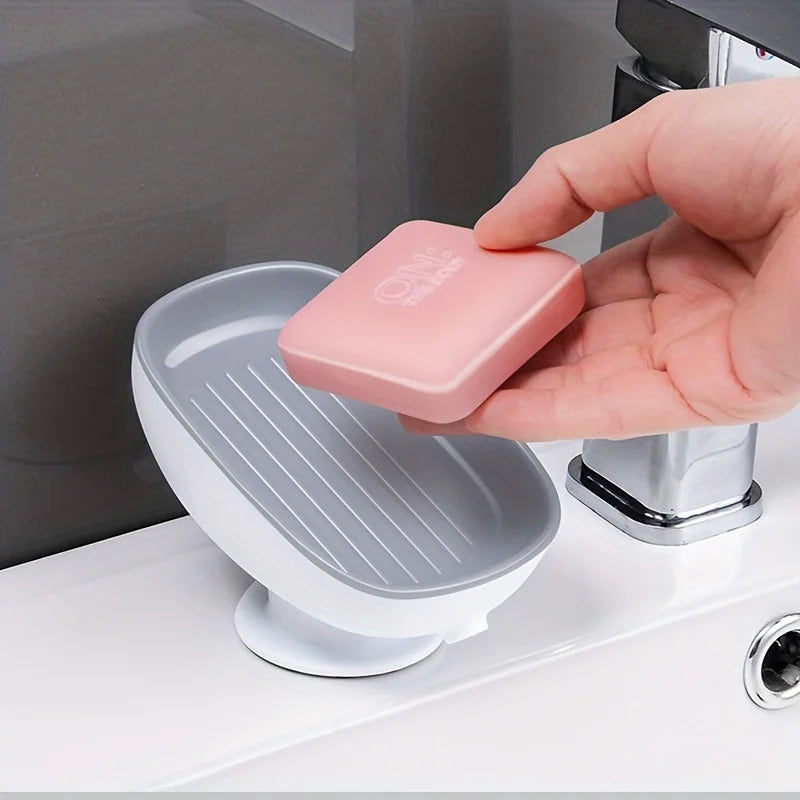 Creative Suction Cup Soap Dish – Bathroom Soap Holder