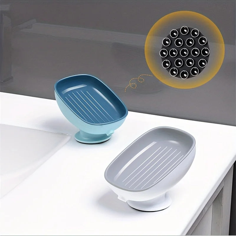 Creative Suction Cup Soap Dish – Bathroom Soap Holder