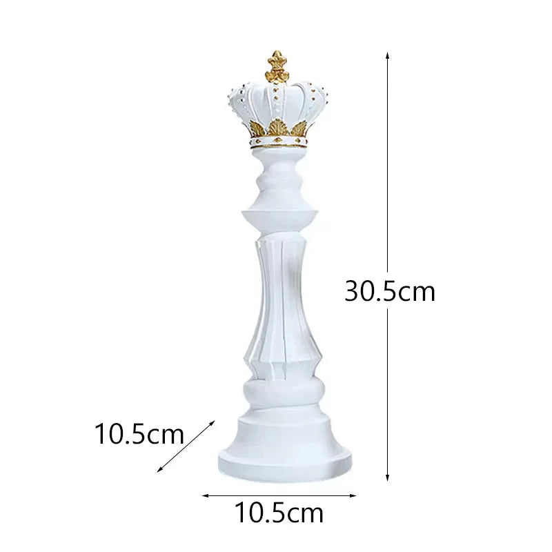 King, Queen & Knight Decorative Statue for Home & Office