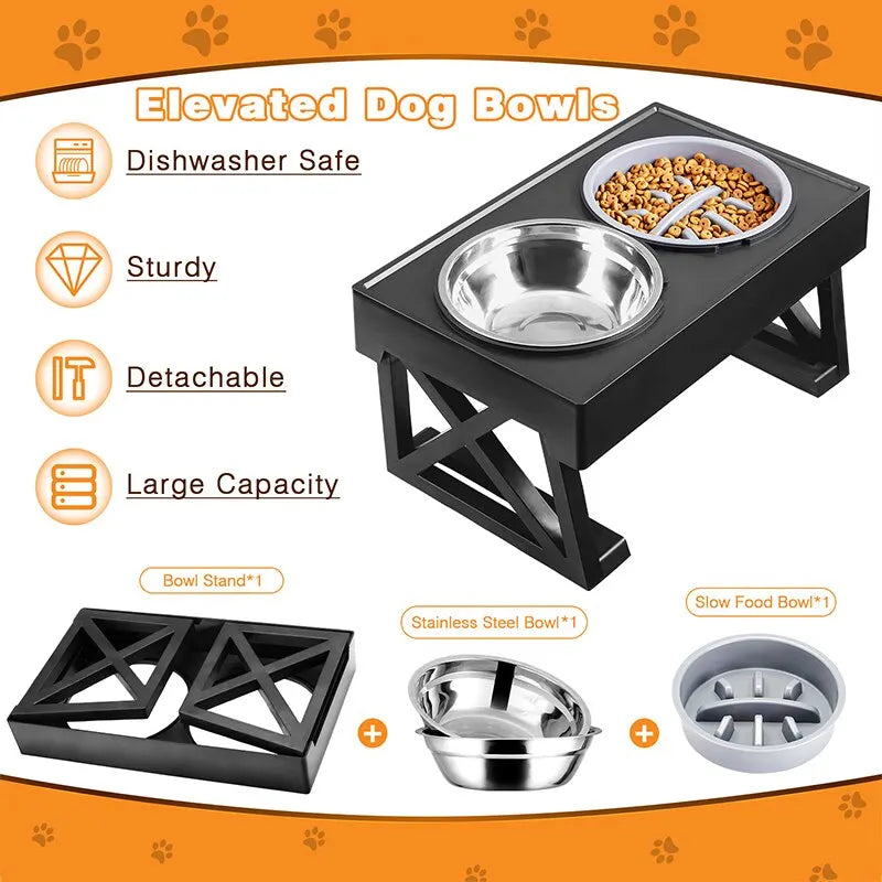 Adjustable Height – Customizable for pet comfort