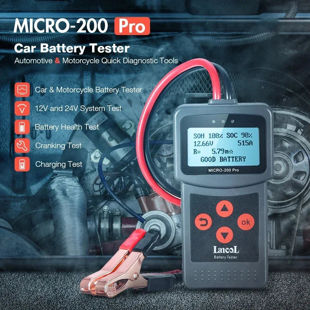 Mechanical Battery Capacity Tester for Garage & Workshop