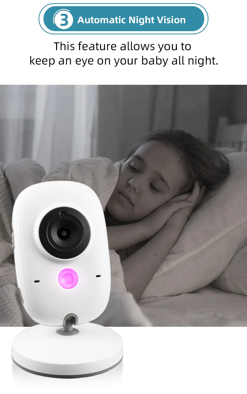 TakTark 3.2" Wireless Baby Monitor