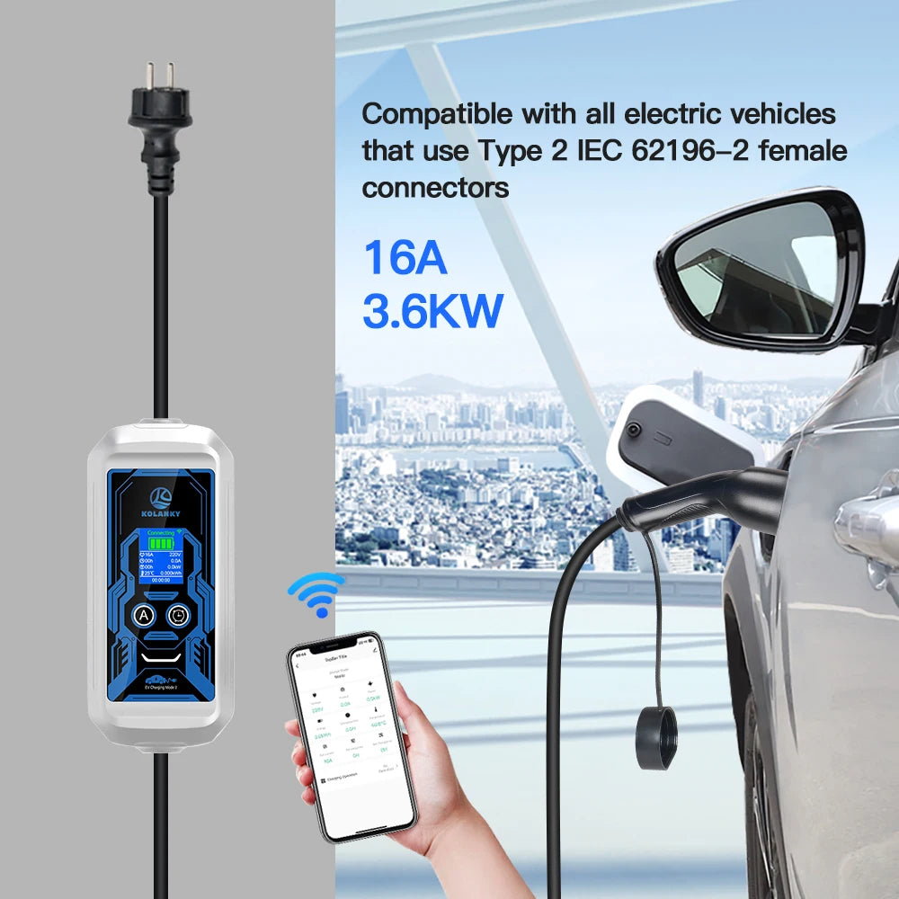 Portable Type2 with 3.5m Cable & APP Control
