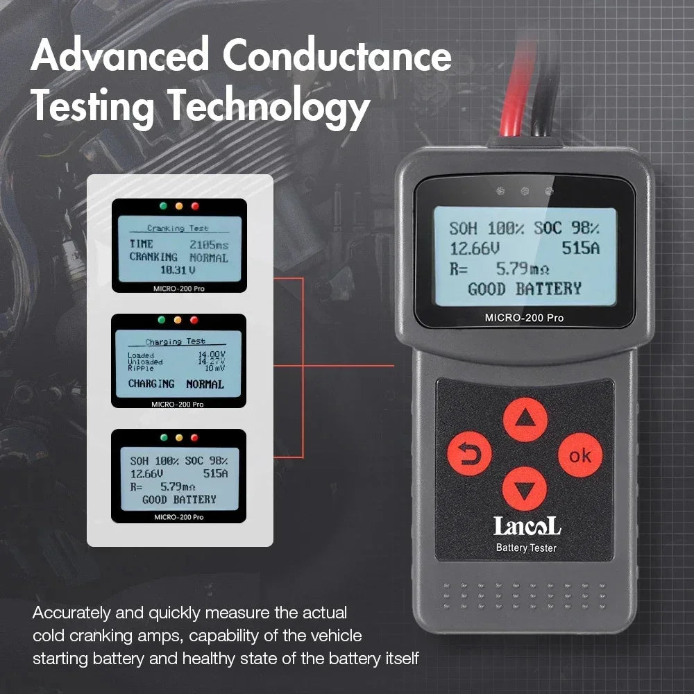 Mechanical Battery Capacity Tester for Garage & Workshop