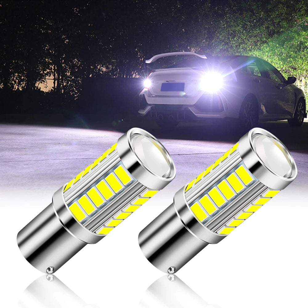 1PC BA15S P21W 1156 LED Reverse Light Bulb