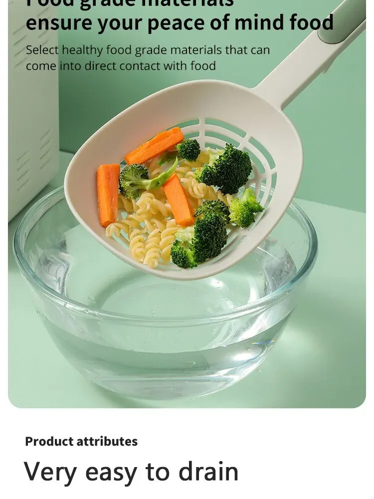 Long-Handle Kitchen Pasta Spoon & Funnel