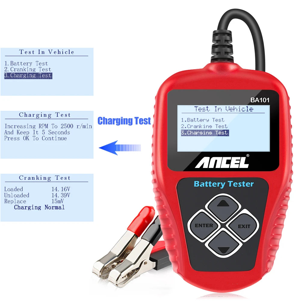 Automotive Battery Analyzer & Load Tester 100-2000CCA