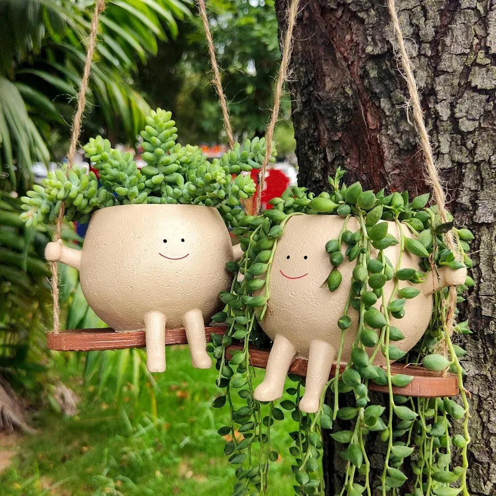 Creative Head Planter for Home & Garden Decor