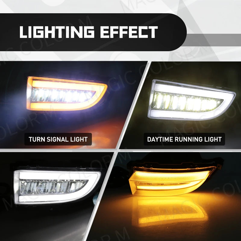LED DRL Headlight & Fog Lamp