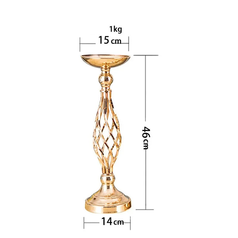 Wedding Table Candle Holder & Flower Vase Decor