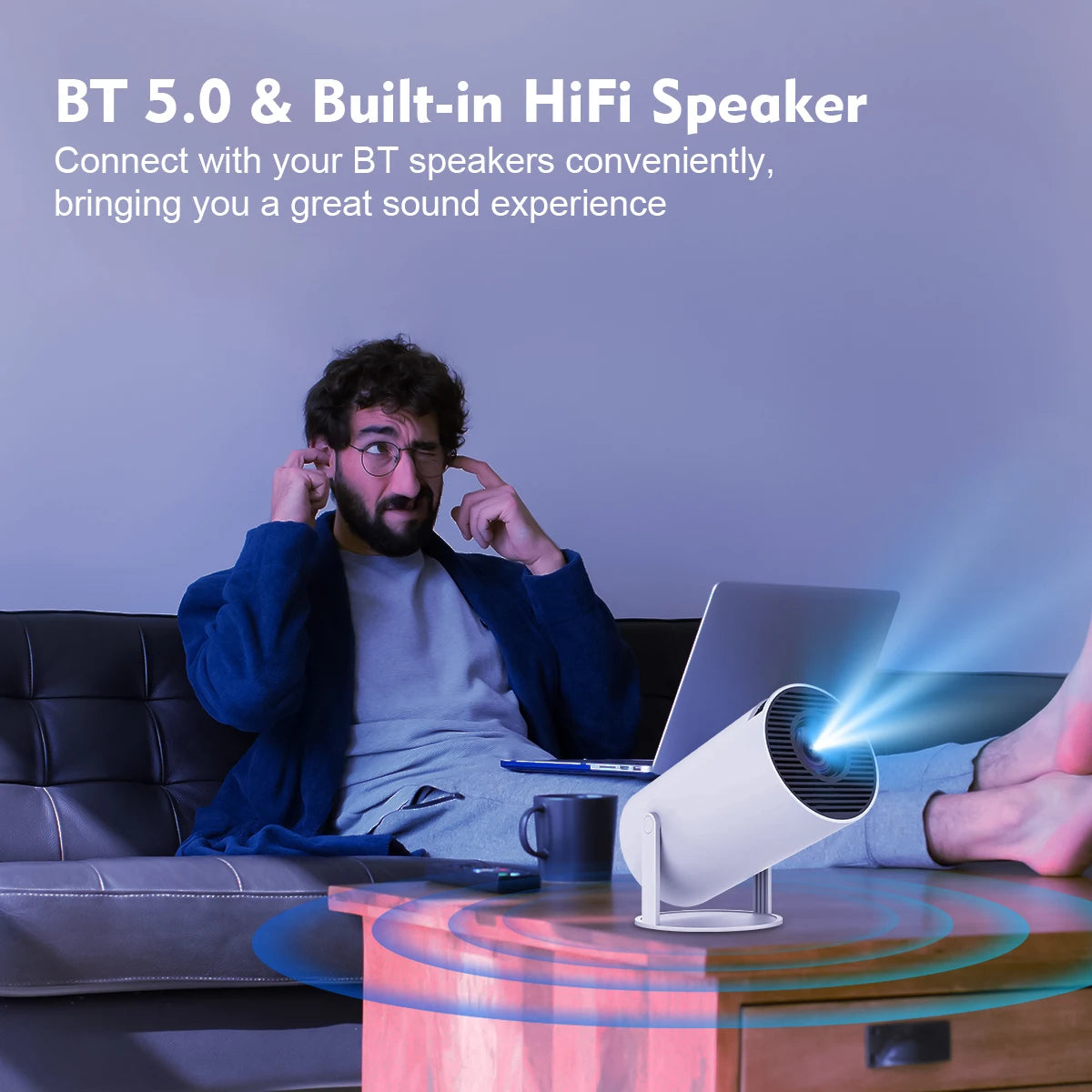 Magcubic HY300 Pro Projector 4K Android 11 WiFi 6 – 290 ANSI