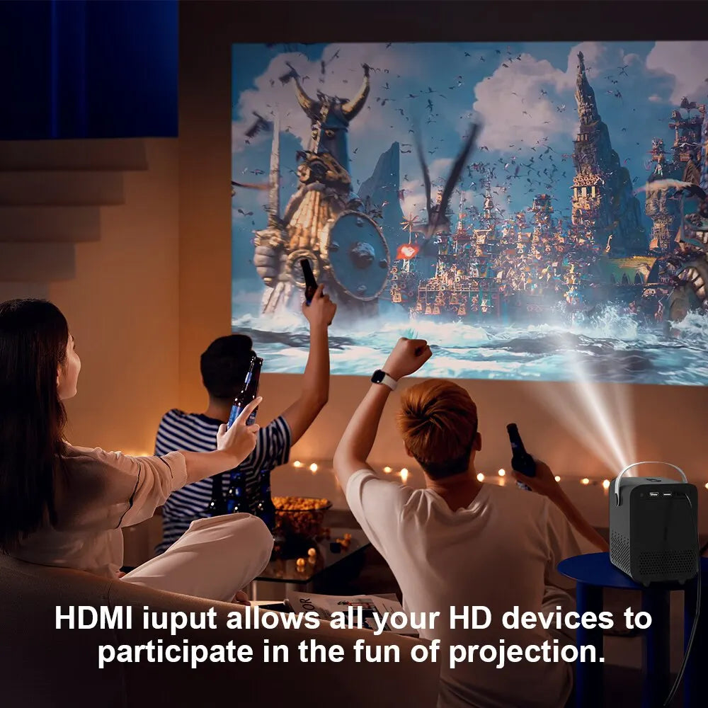 Mini Projector 4K 1080P Android – 300 ANSI WiFi