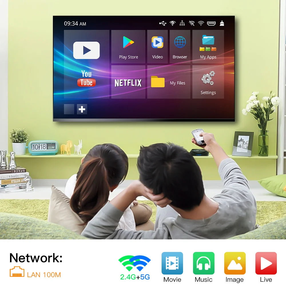 HONGTOP 6K Smart TV Box