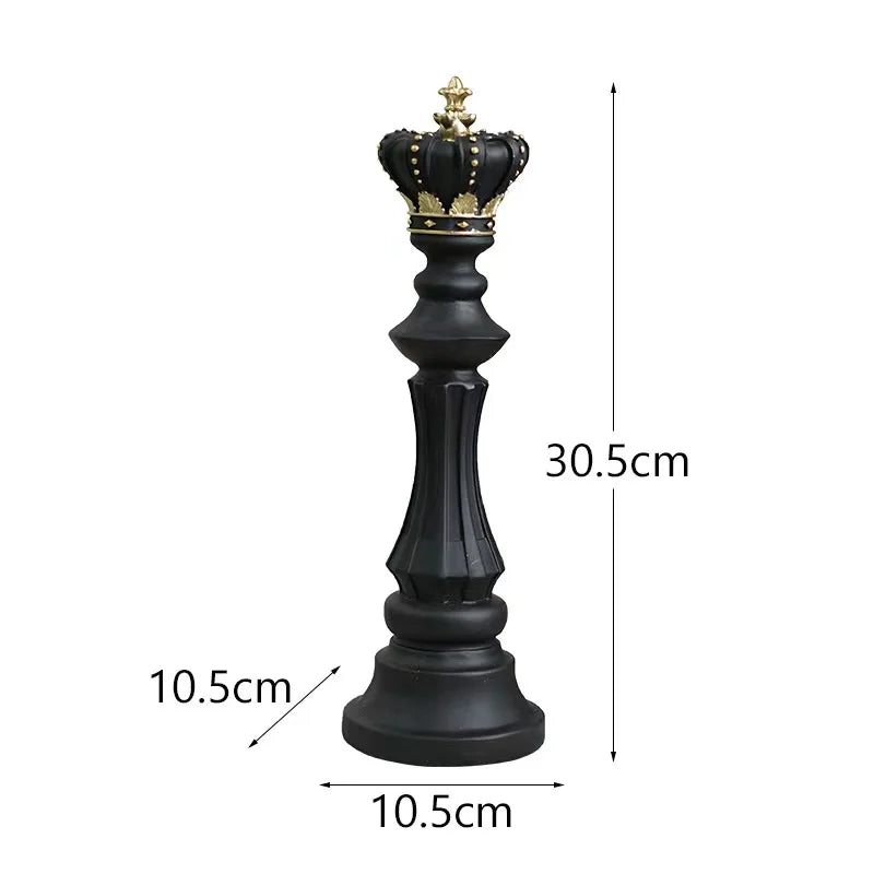 King, Queen & Knight Decorative Statue for Home & Office