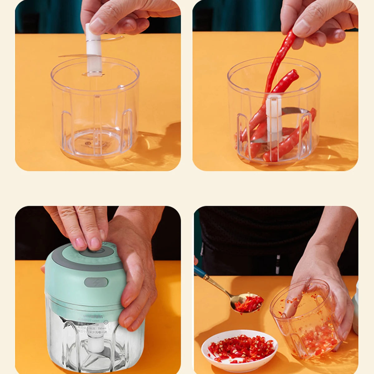 Electric Mini Food Chopper