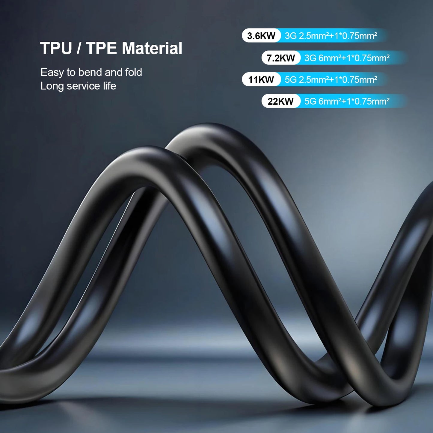 Portable Type2 with 3.5m Cable & APP Control