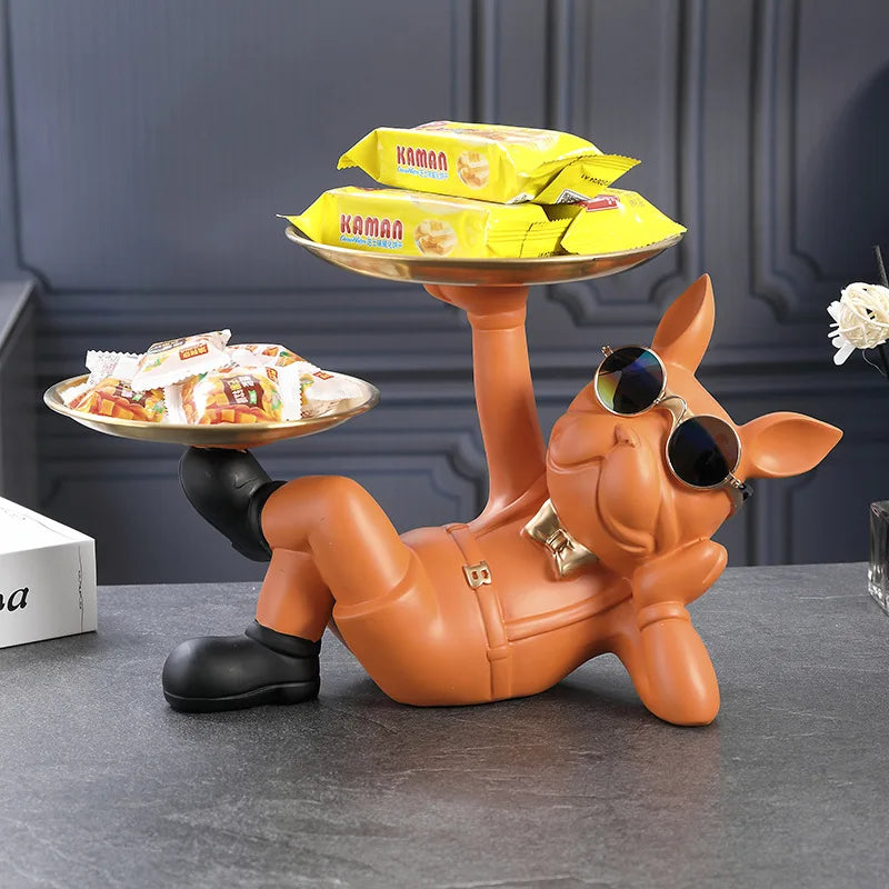 Wealth Dog Key & Candy Tray Ornament