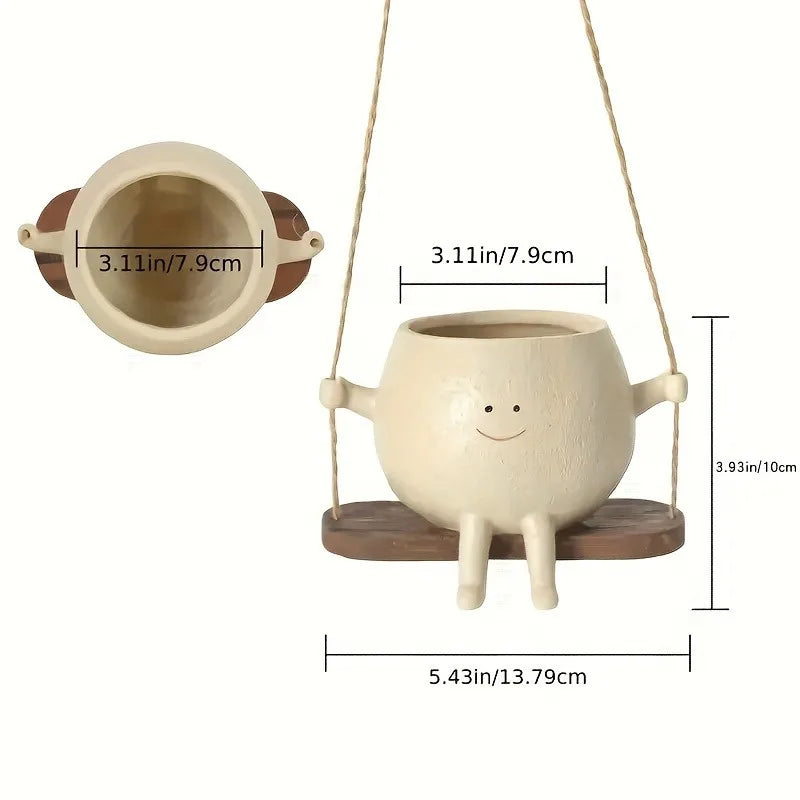 Creative Head Planter for Home & Garden Decor