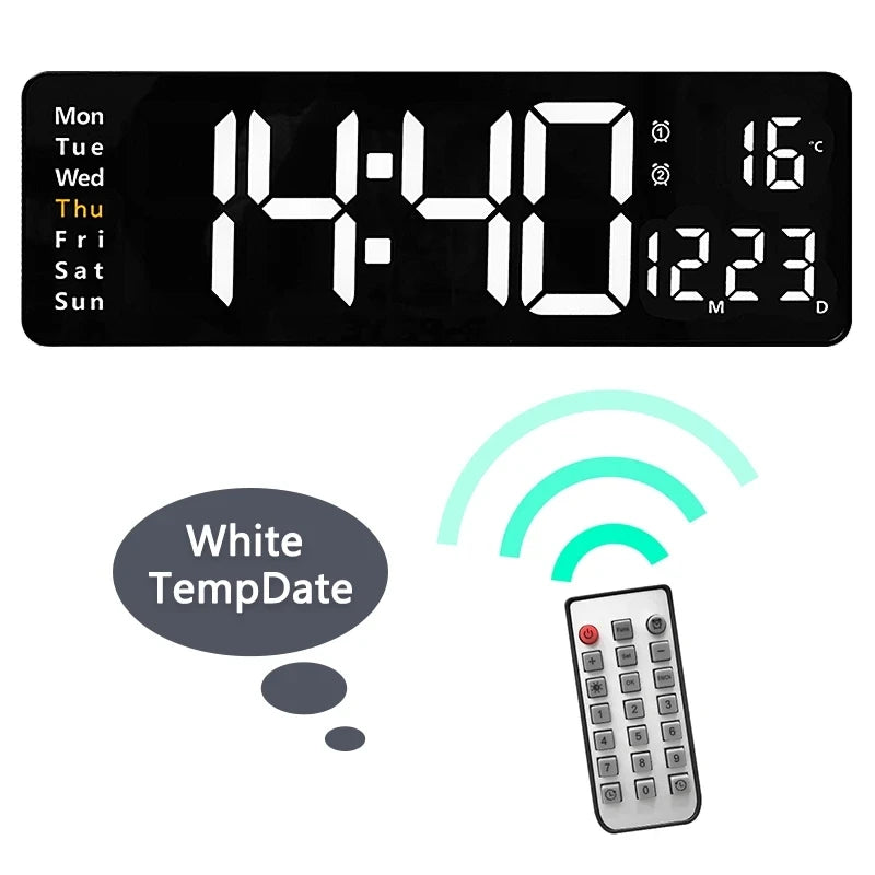 Large Digital Wall Clock