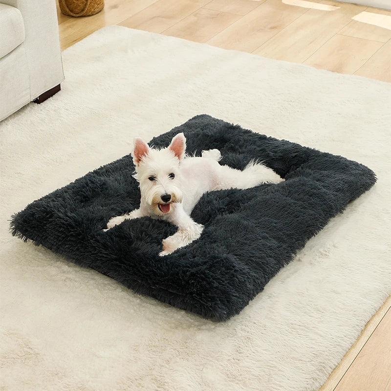 Soft Plush Dog & Cat Bed Basket