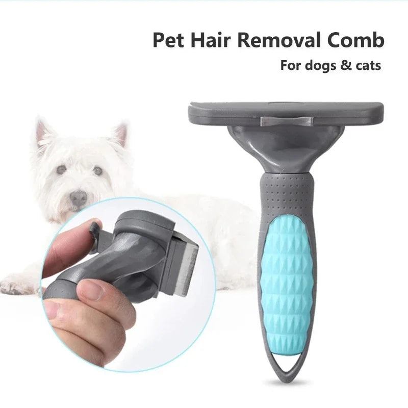 Double-Sided Pet Grooming Brush for Dogs & Cats