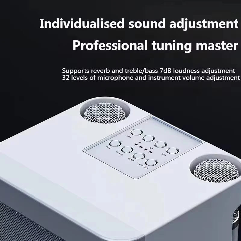 Portable Dual Microphone Karaoke Machine