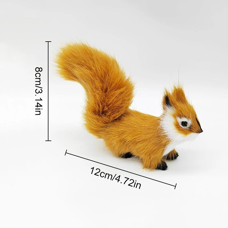 Mini Artificial Squirrel Figurine
