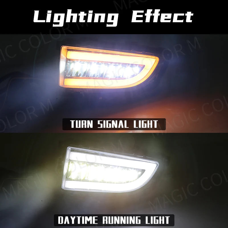 LED DRL Headlight & Fog Lamp