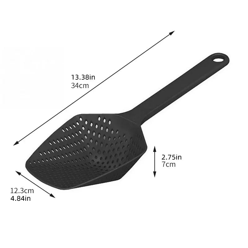 Strainer Spoon & Funnel – Portable Kitchen Cooking Tool