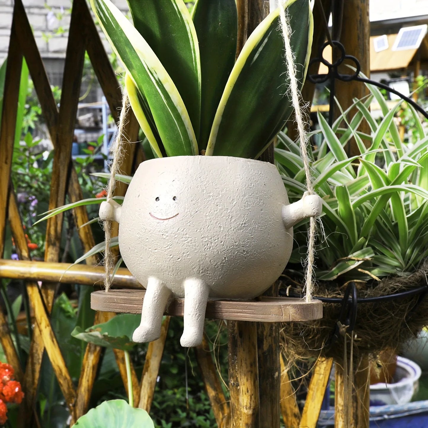 Creative Head Planter for Home & Garden Decor