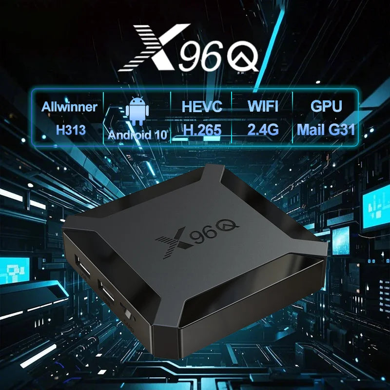 Hot X96Q Smart TV Box 4K Android 10 (2GB/16GB)
