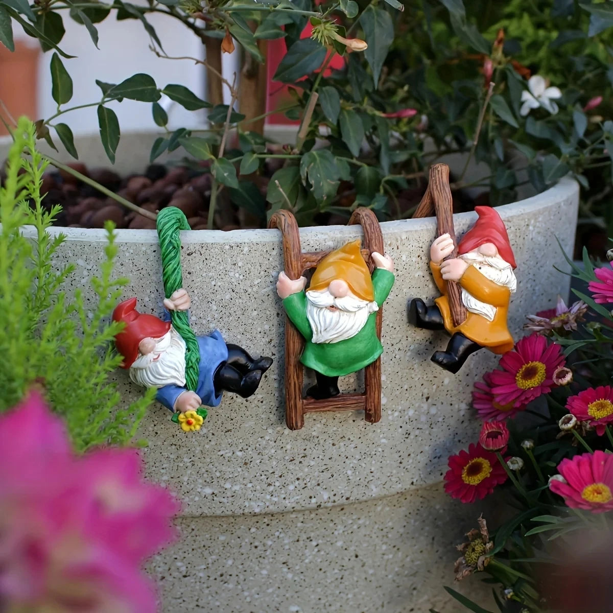 Resin Miniature Garden Dwarf Ornaments