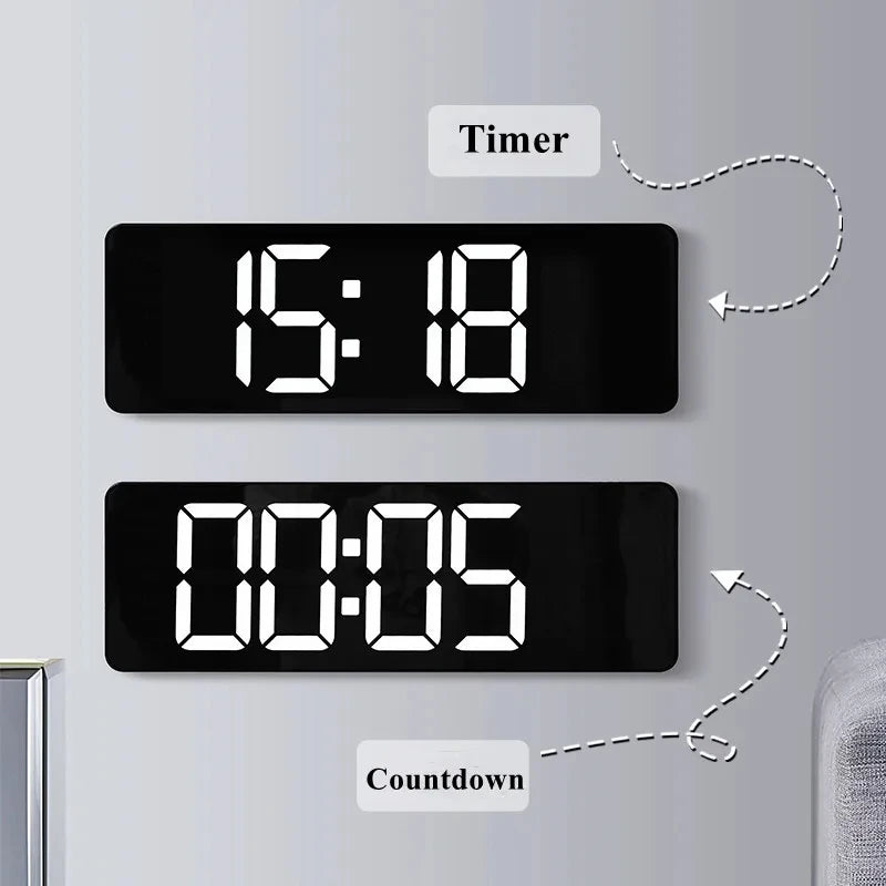 Large Digital Wall Clock