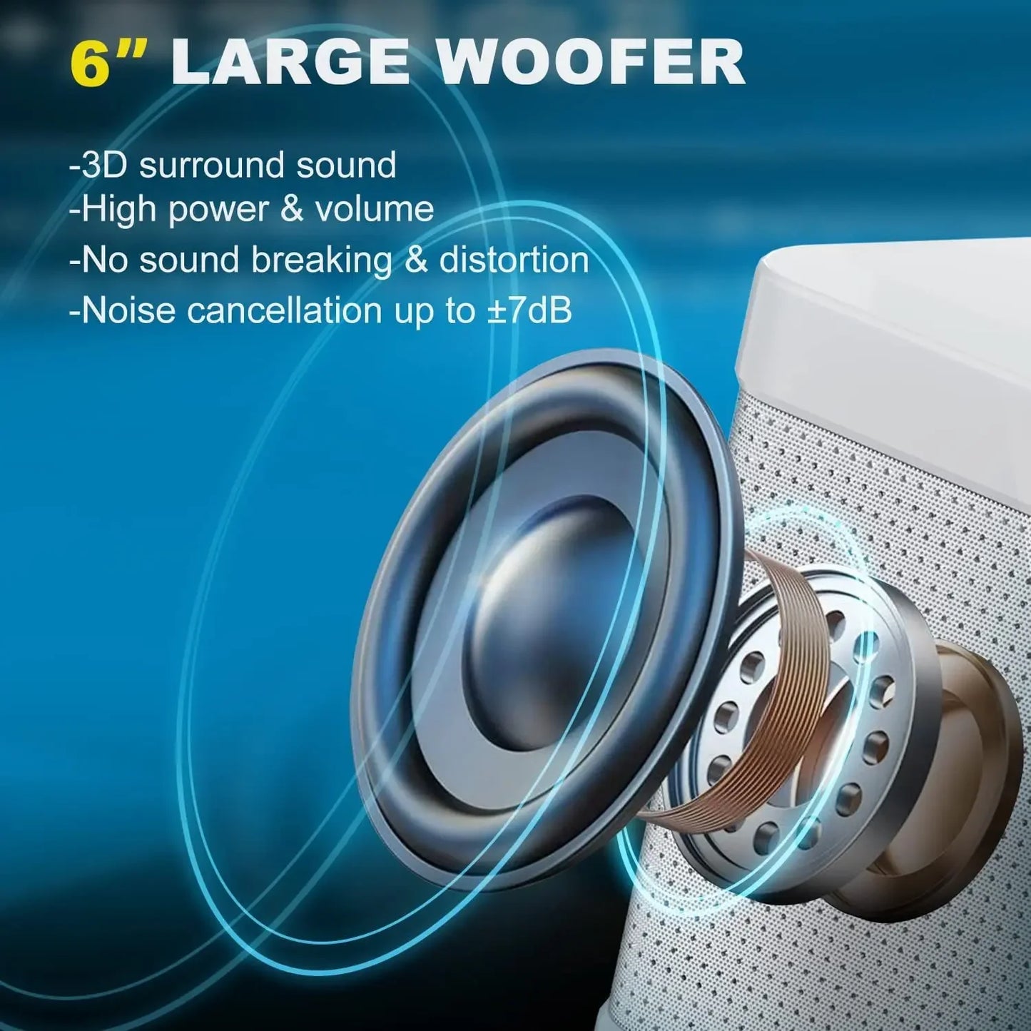 Portable Dual Microphone Karaoke Machine
